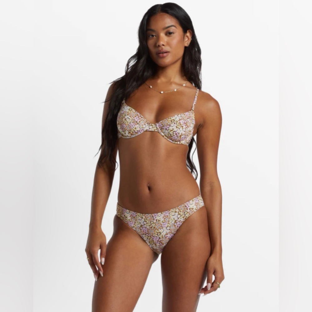 BILLABONG WOMENS READY FOR SUN LOWRIDER BIKINI BOTTOM Size Small
